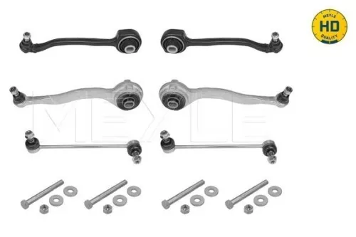 Control/Trailing Arm Kit, wheel suspension MEYLE 016 050 0091/HD)