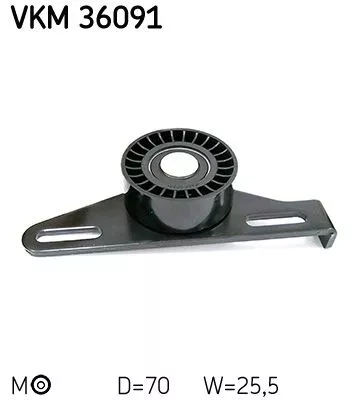 Belt Tensioner, V-ribbed belt SKF VKM 36091)