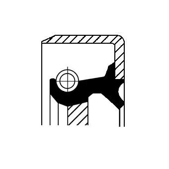 Shaft Seal, differential CORTECO 19027913B)