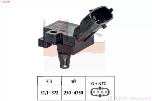 Air Pressure Sensor, altitude adaption EPS 1.993.248)