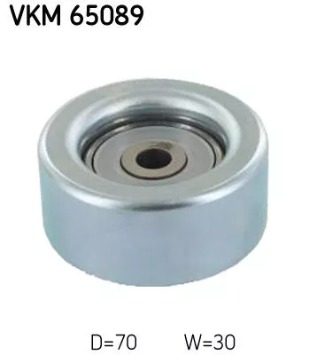 Deflection/Guide Pulley, V-ribbed belt SKF VKM 65089)