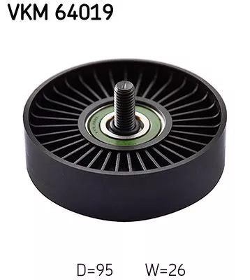 Deflection/Guide Pulley, V-ribbed belt SKF VKM 64019)