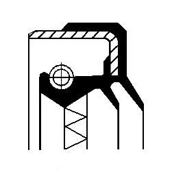 Shaft Seal, differential CORTECO 49358582)