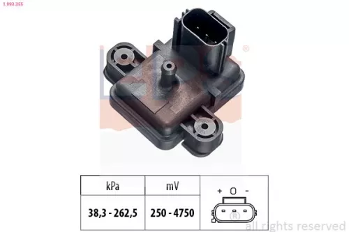 Air Pressure Sensor, altitude adaption EPS 1.993.355)