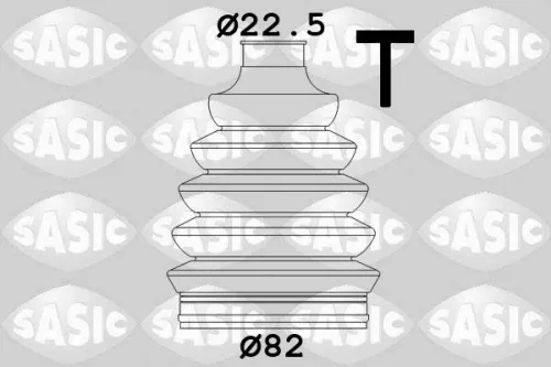 Bellow Kit, drive shaft SASIC 1904045)