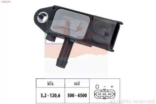 Sensor, exhaust pressure EPS 1.993.273)