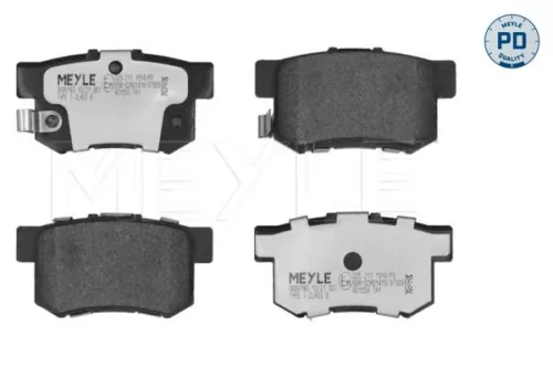 Brake Pad Set, disc brake MEYLE 025 217 1914/PD)