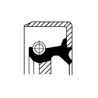 Shaft Seal, differential CORTECO 19016639B)