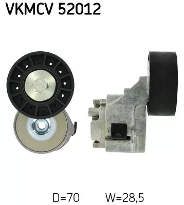 Belt Tensioner, V-ribbed belt SKF VKMCV 52012)