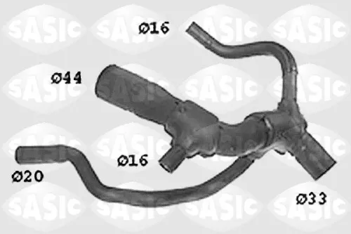 Radiator Hose SASIC SWH6653)