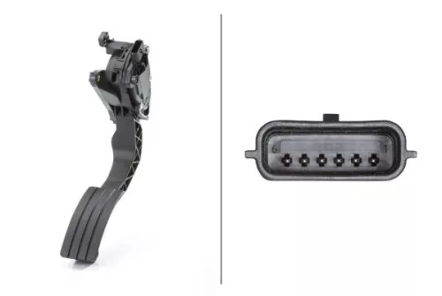 Sensor, accelerator pedal position HELLA 6PV 009 978-721)