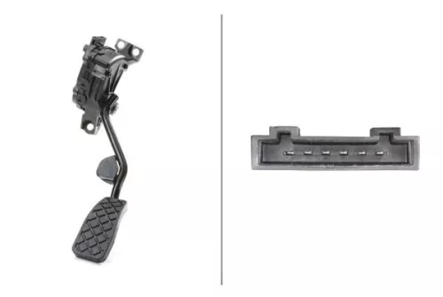 Sensor, accelerator pedal position HELLA 6PV 007 770-701)