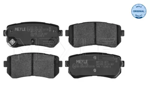Brake Pad Set, disc brake MEYLE 025 256 7716)