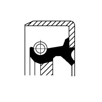 Shaft Seal, differential CORTECO 01019450B)
