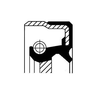 Shaft Seal, differential CORTECO 01037090B)