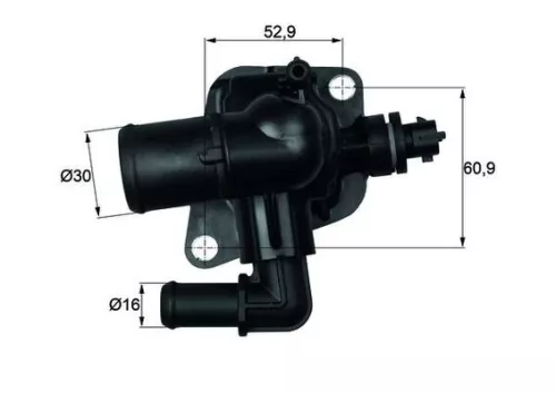 Thermostat, coolant MAHLE TI 150 88)
