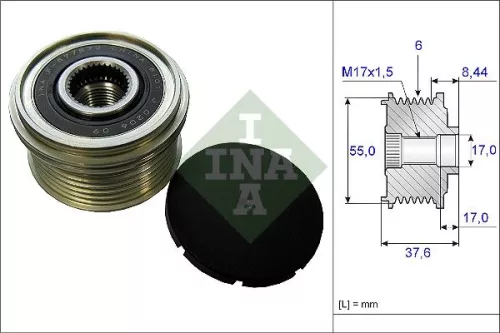 Alternator Freewheel Clutch Schaeffler INA 535 0246 10)