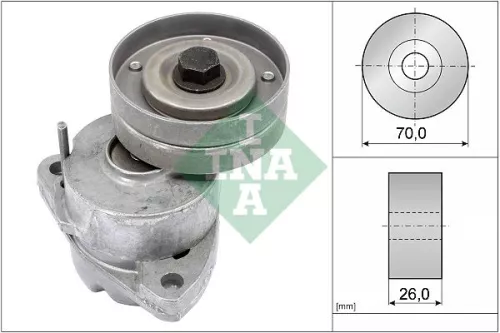 Belt Tensioner, V-ribbed belt Schaeffler INA 534 0118 20)