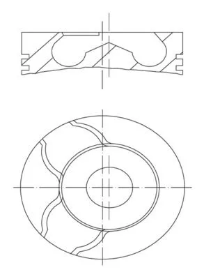 Piston MAHLE 021 58 02)