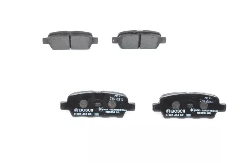 Brake Pad Set, disc brake BOSCH 0 986 494 861)