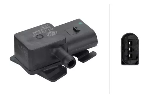 Sensor, exhaust pressure HELLA 6PP 009 409-021)