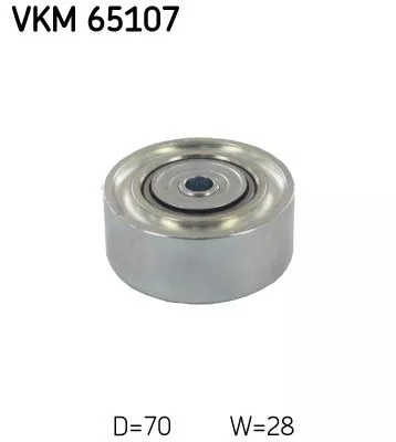 Deflection/Guide Pulley, V-ribbed belt SKF VKM 65107)