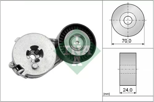 Belt Tensioner, V-ribbed belt Schaeffler INA 534 0333 10)