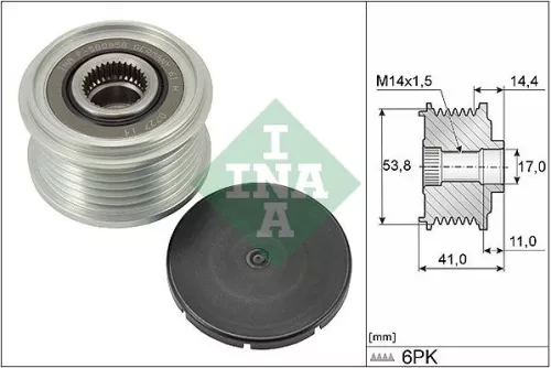 Alternator Freewheel Clutch Schaeffler INA 535 0304 10)