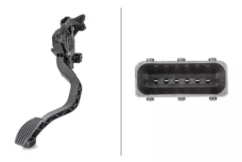 Sensor, accelerator pedal position HELLA 6PV 010 175-721)