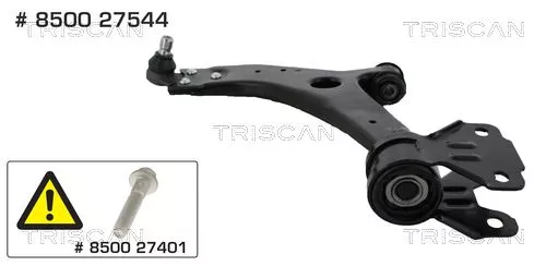 Control/Trailing Arm, wheel suspension TRISCAN 8500 27544)