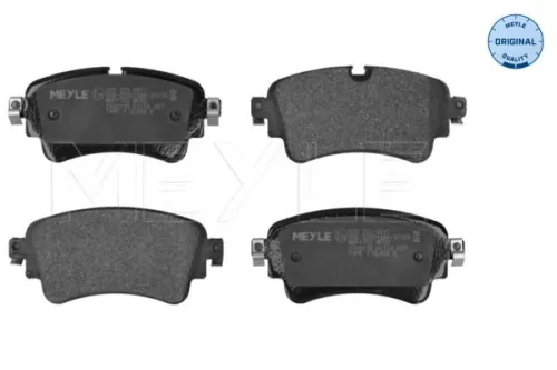 Brake Pad Set, disc brake MEYLE 025 223 0817)