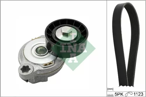 V-ribbed Belt Set Schaeffler INA 529 0375 10)