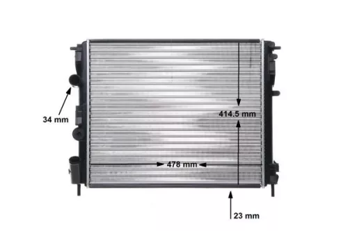 Radiator, engine cooling MAHLE CR 35 000S)