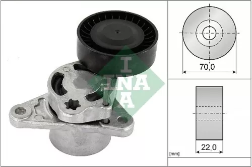 Belt Tensioner, V-ribbed belt Schaeffler INA 534 0709 10)
