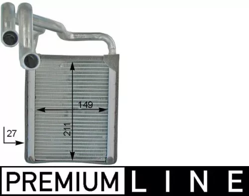 Heat Exchanger, interior heating MAHLE AH 203 000P)
