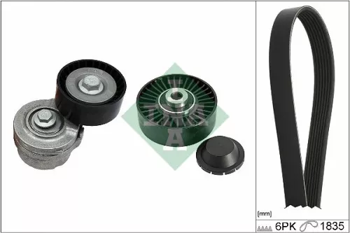 V-ribbed Belt Set Schaeffler INA 529 0498 10)