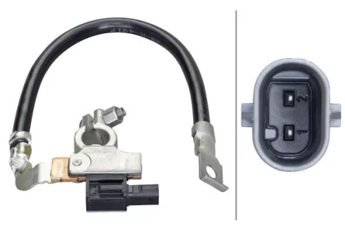 Sensor, battery management HELLA 6PK 010 561-901)