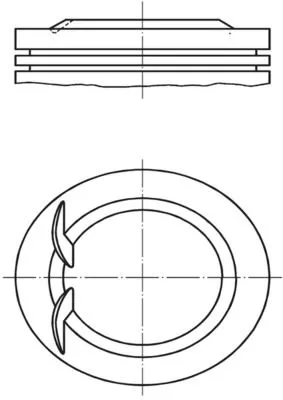 Piston MAHLE 011 02 00)