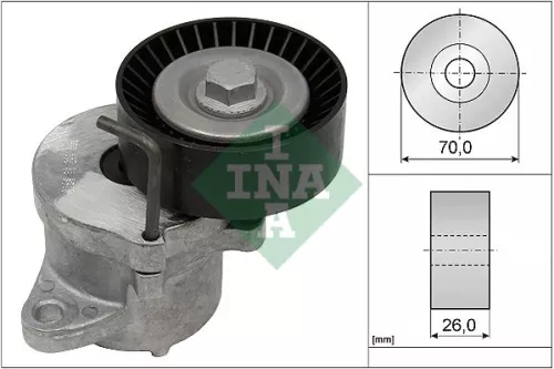 Belt Tensioner, V-ribbed belt Schaeffler INA 534 0439 10)