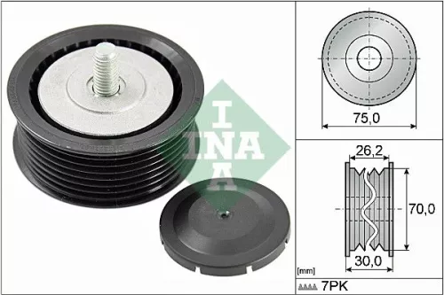 Deflection/Guide Pulley, V-ribbed belt Schaeffler INA 532 0800 10)