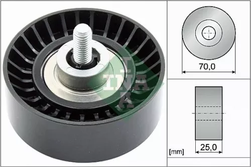 Deflection/Guide Pulley, V-ribbed belt Schaeffler INA 532 0655 10)