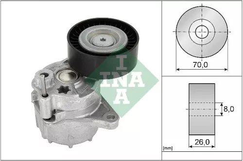 Belt Tensioner, V-ribbed belt Schaeffler INA 534 0481 10)