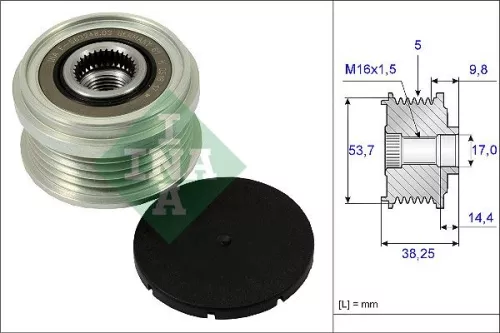 Alternator Freewheel Clutch Schaeffler INA 535 0242 10)