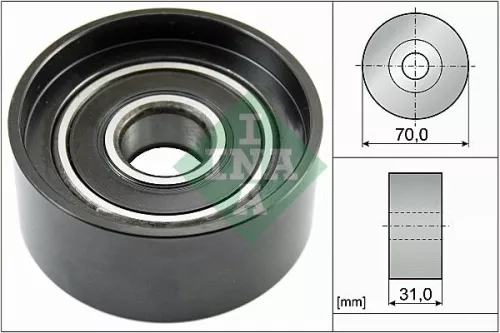 Deflection/Guide Pulley, V-ribbed belt Schaeffler INA 532 0588 10)