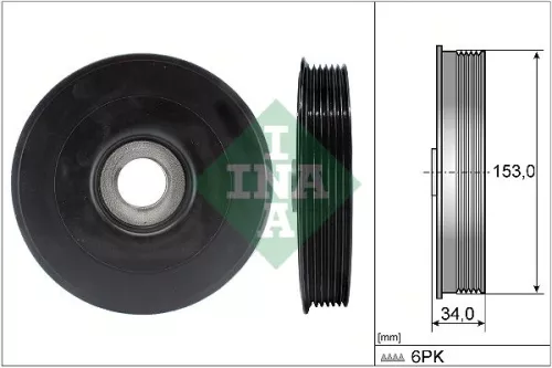 Belt Pulley, crankshaft Schaeffler INA 544 0079 10)