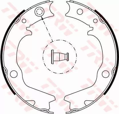 Brake Shoe Set, parking brake TRW GS8479)