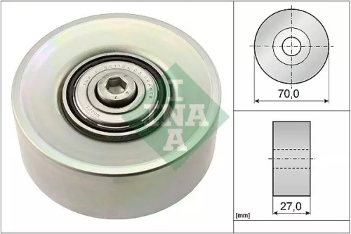 Deflection/Guide Pulley, V-ribbed belt Schaeffler INA 532 0398 10)