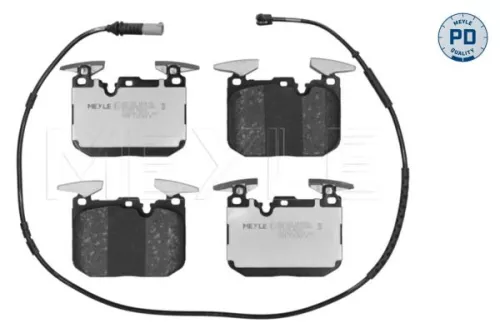 Brake Pad Set, disc brake MEYLE 025 250 2818/PD)