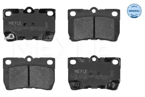 Brake Pad Set, disc brake MEYLE 025 243 2317)