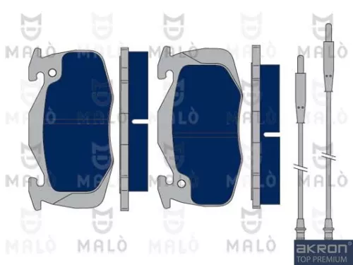 Brake Pad Set, disc brake  1050147)